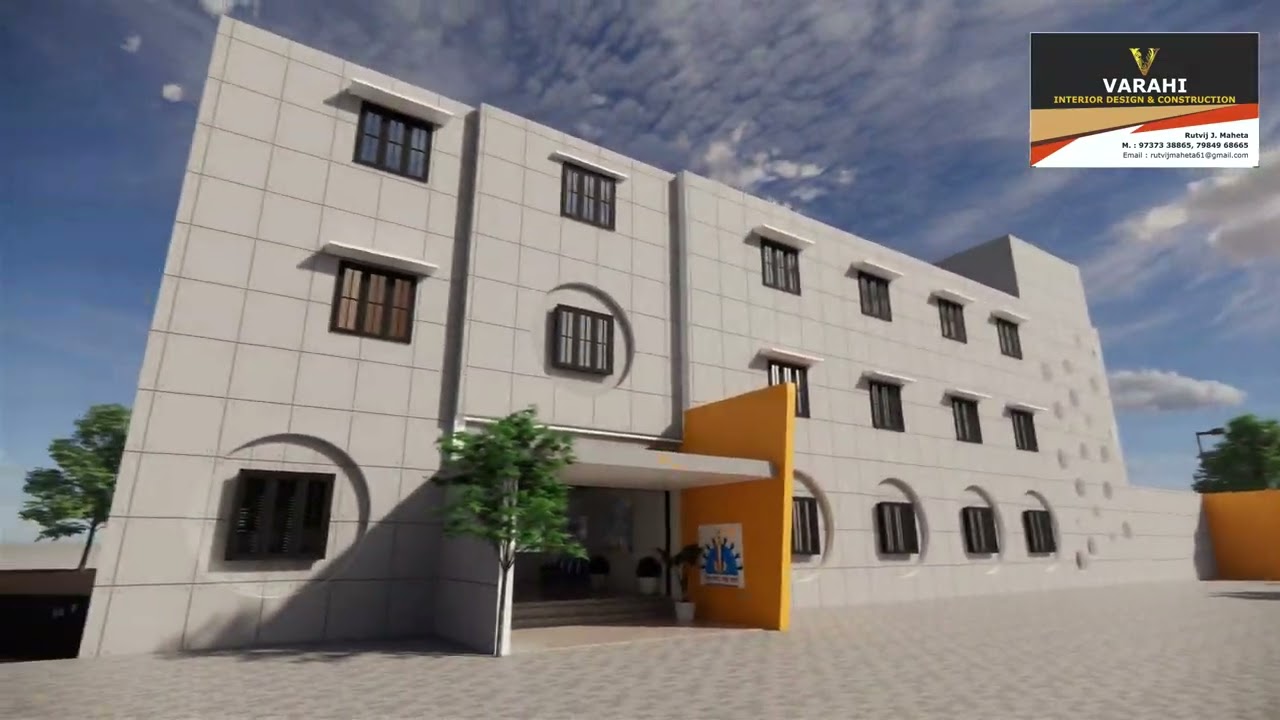 School office Interior Design   & walk-through At pardi Valsad