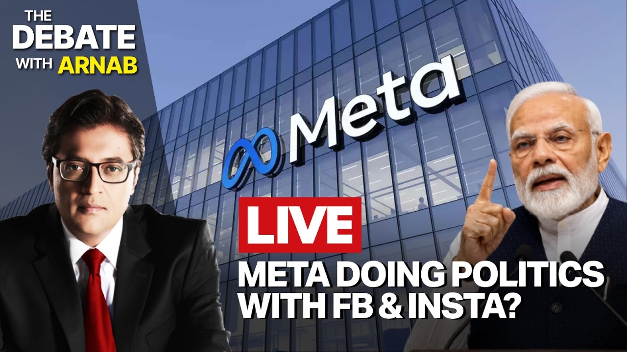 Debate With Arnab LIVE: Meta Meddling With India&rsquo;s Politics Via Facebook & Insta?