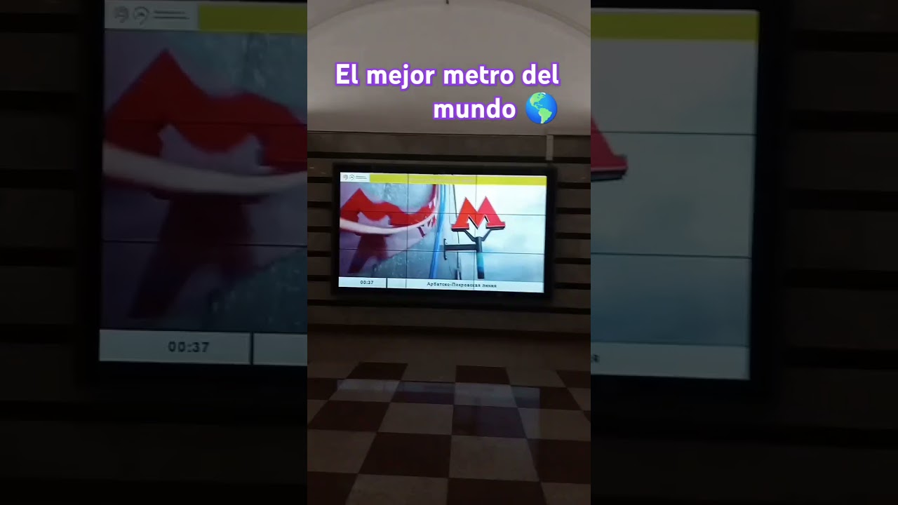 лучшее метро в мире по-испански #испанский #espa&ntilde;ol #mejor #metro #метро #москва #москва24 #shorts