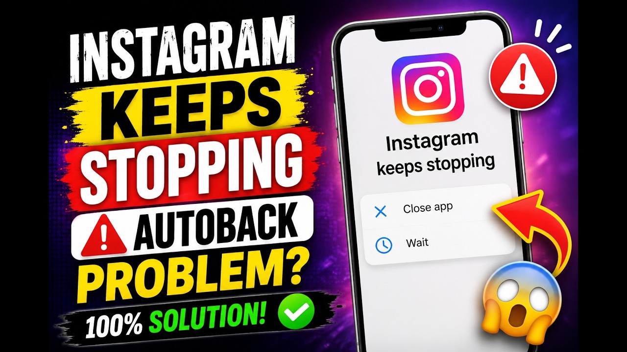 Как исправить вылеты Instagram | Решение проблем с остановкой/неработоспособностью Instagram