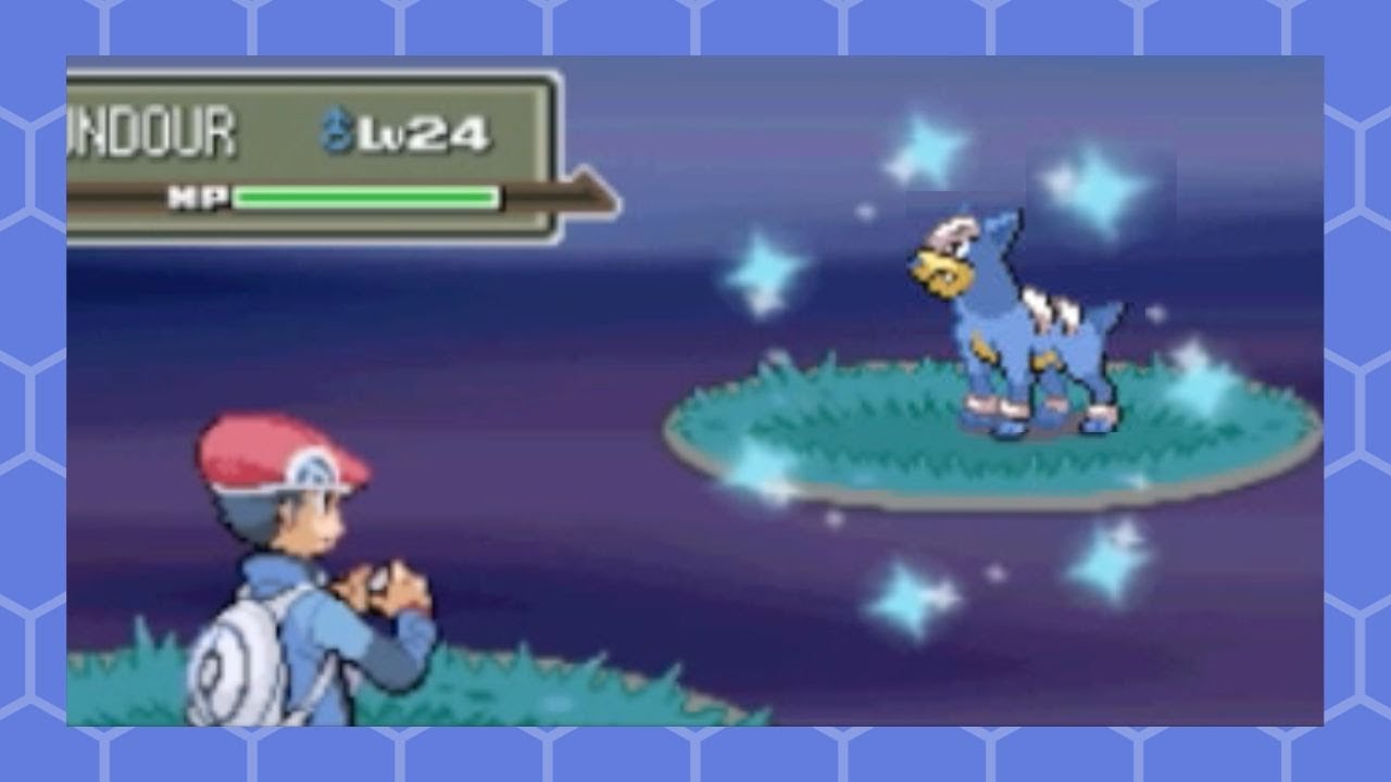 Live!! Shiny Houndour after 4314 REs in Pokémon Platinum (full odds)