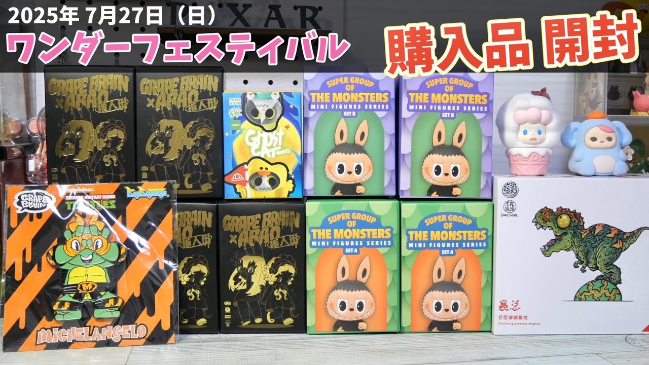 【2025年ワンフェス夏】購入品開封！入手困難？ブラインドBOXをGET！