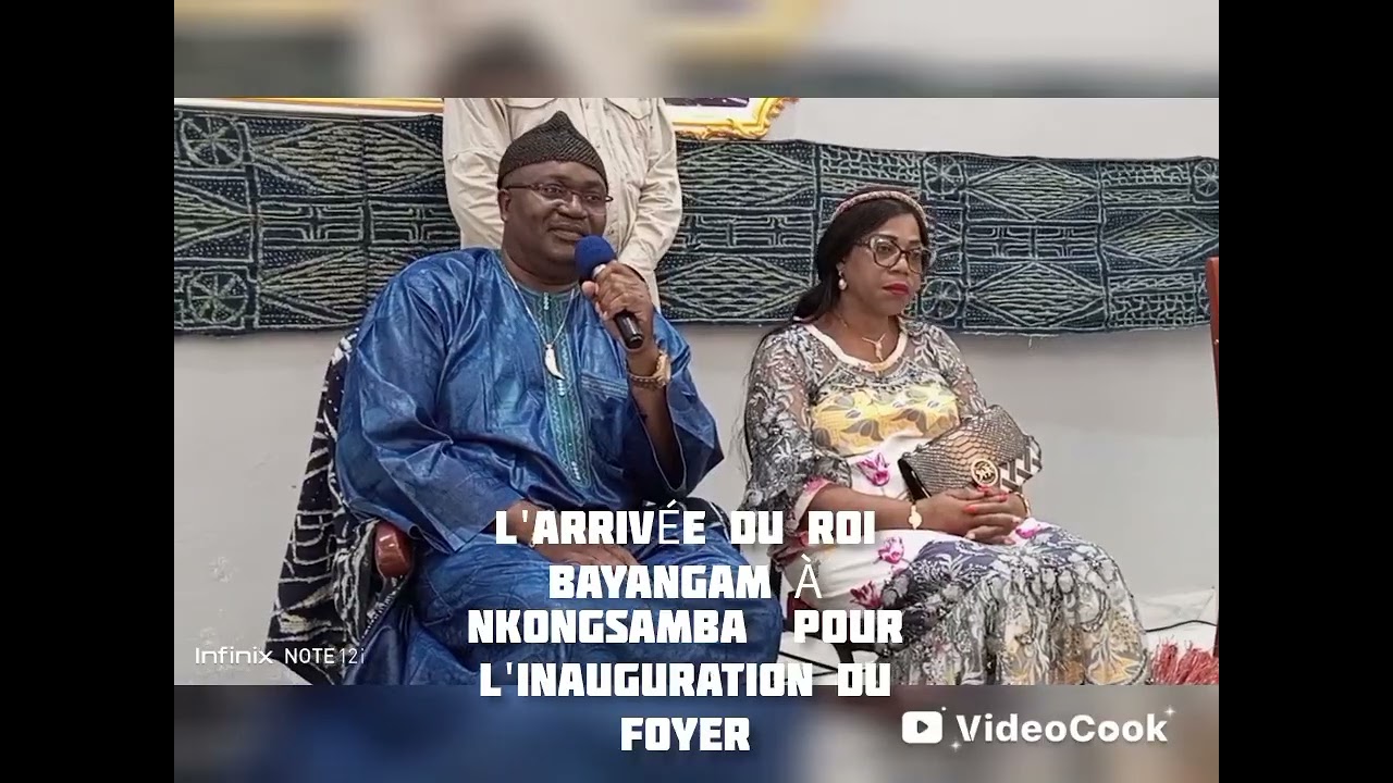 BAYANGAM DE NKONGSAMBA L'ARRIV&Eacute;E DU POUR L'INAUGURATION DU FOYER BAYANGAM