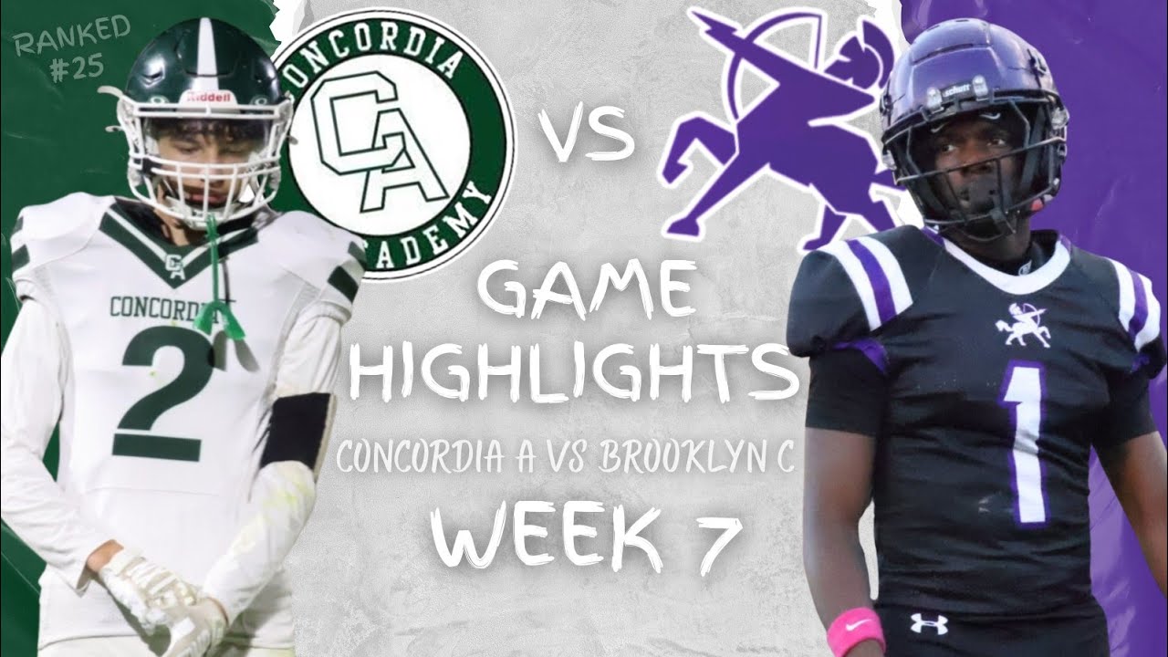 Saturday Night Lights‼️ Concordia Academy vs. Brooklyn Center - Full Game Highlights- Week 7