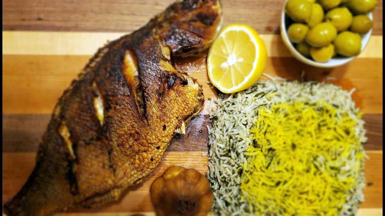 HowTo: Persian Herb Rice with Fried Fish 