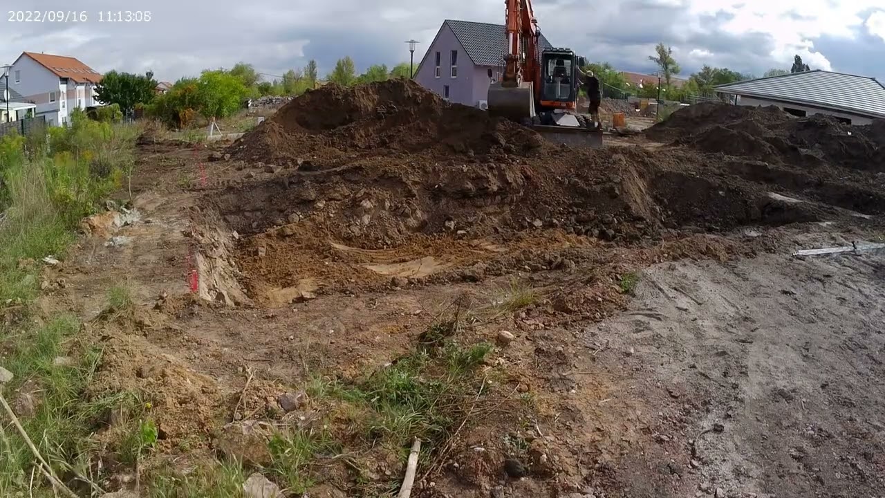 #1 Aushub der Baugrube