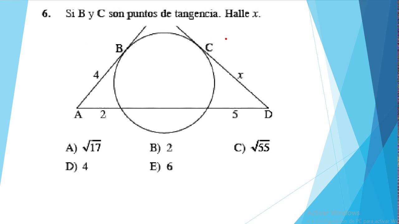 TEMA 19 -  CICLO III -  GEOMETRÍA -  RELACIONES MÉTRICAS EN LA CIRCUNFERENCIA