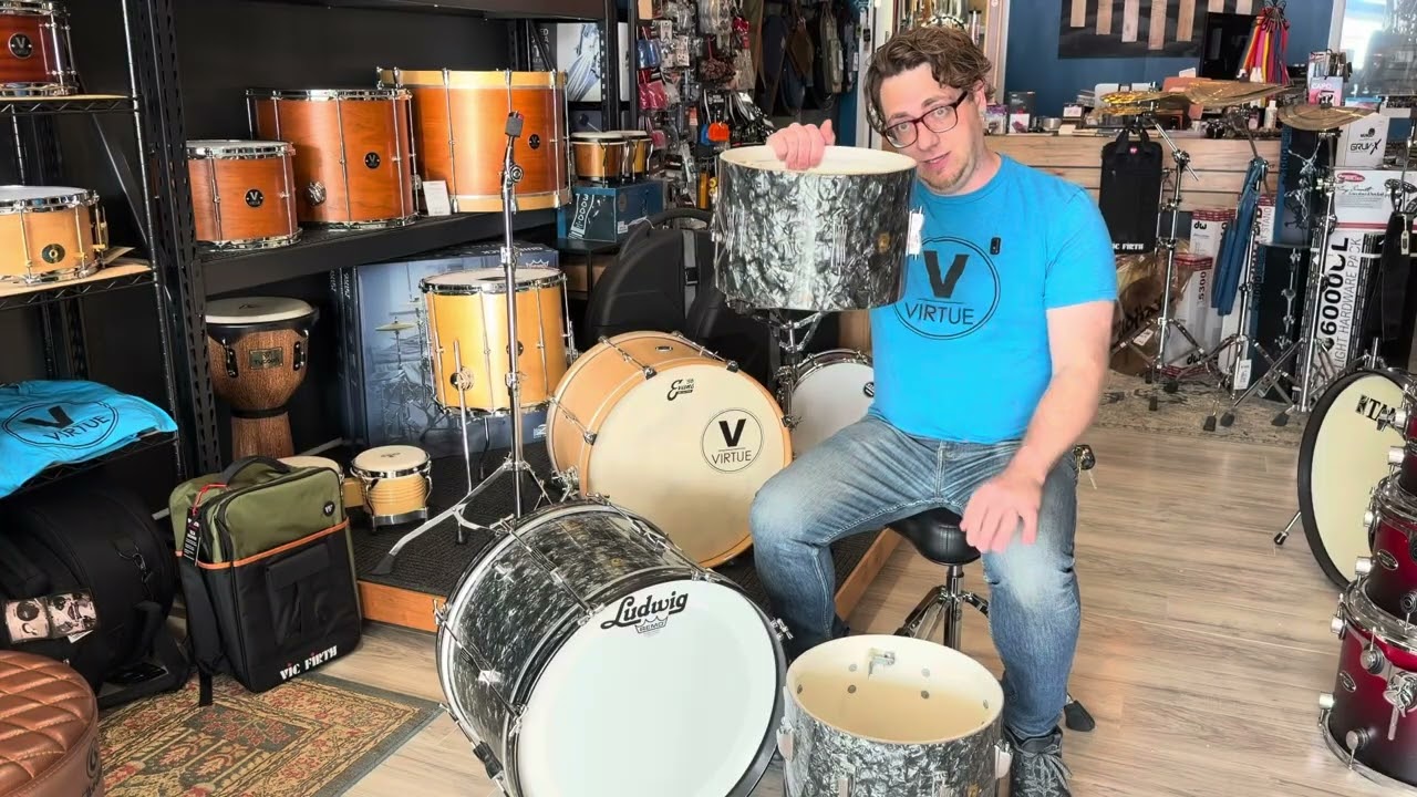 Vintage Ludwig Drums: Are They Magic? Real Talk About Bearing Edges and Quality @ VIRTUE Drums