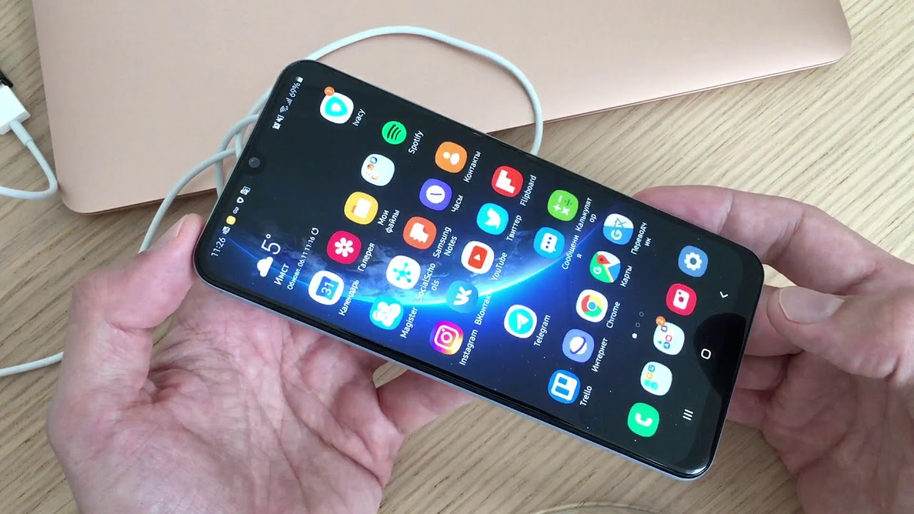 Galaxy A50 настройка камеры, звука и перенос данных с iOs