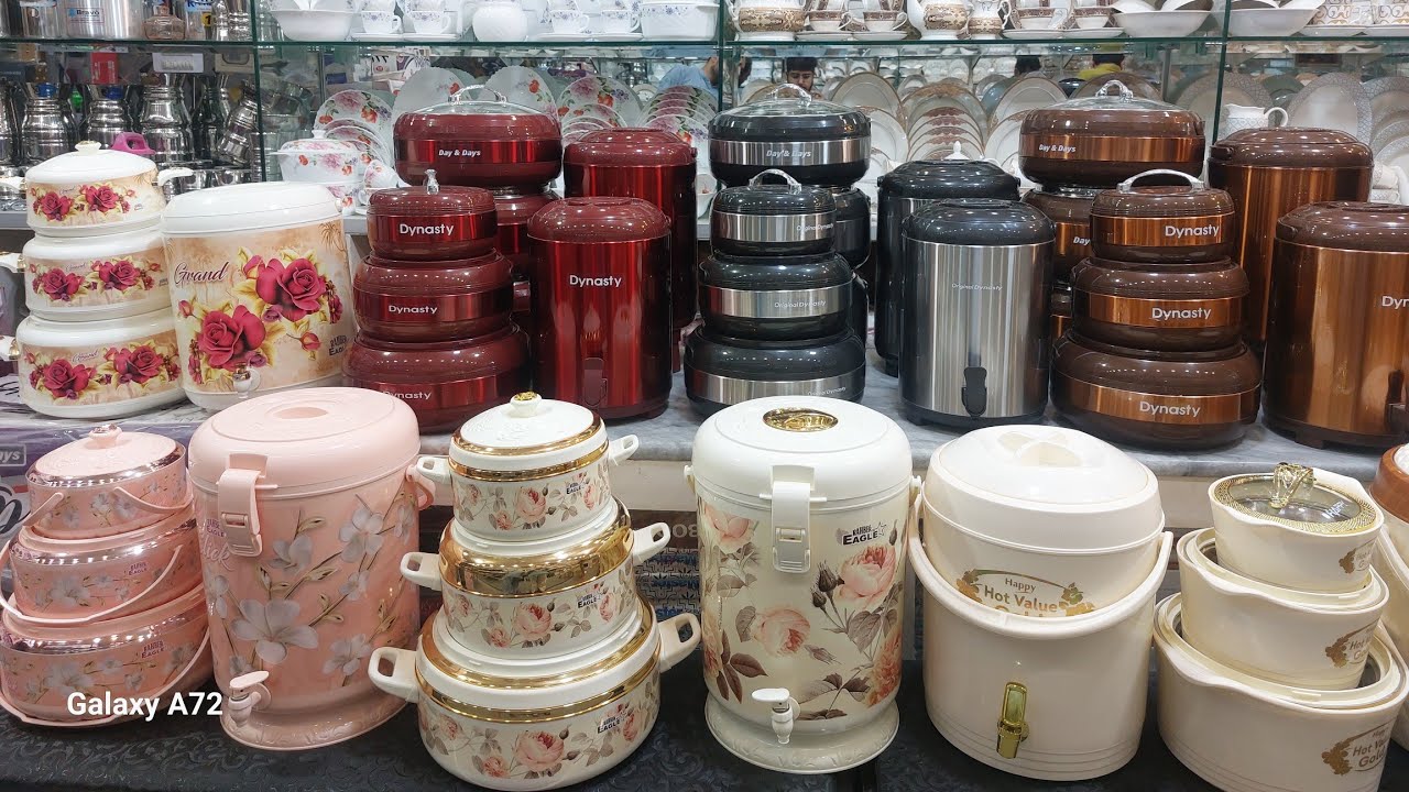 Glass cover Hot pot Set 4pc Big Size Glass cover hot pot Original Quality sohail Traderd Faisalabad