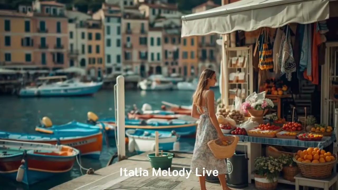 Mediterranean Sunset Live 🌅🇮🇹 | Italian Summer Fun & Romantic Beach Music 🎶✨
