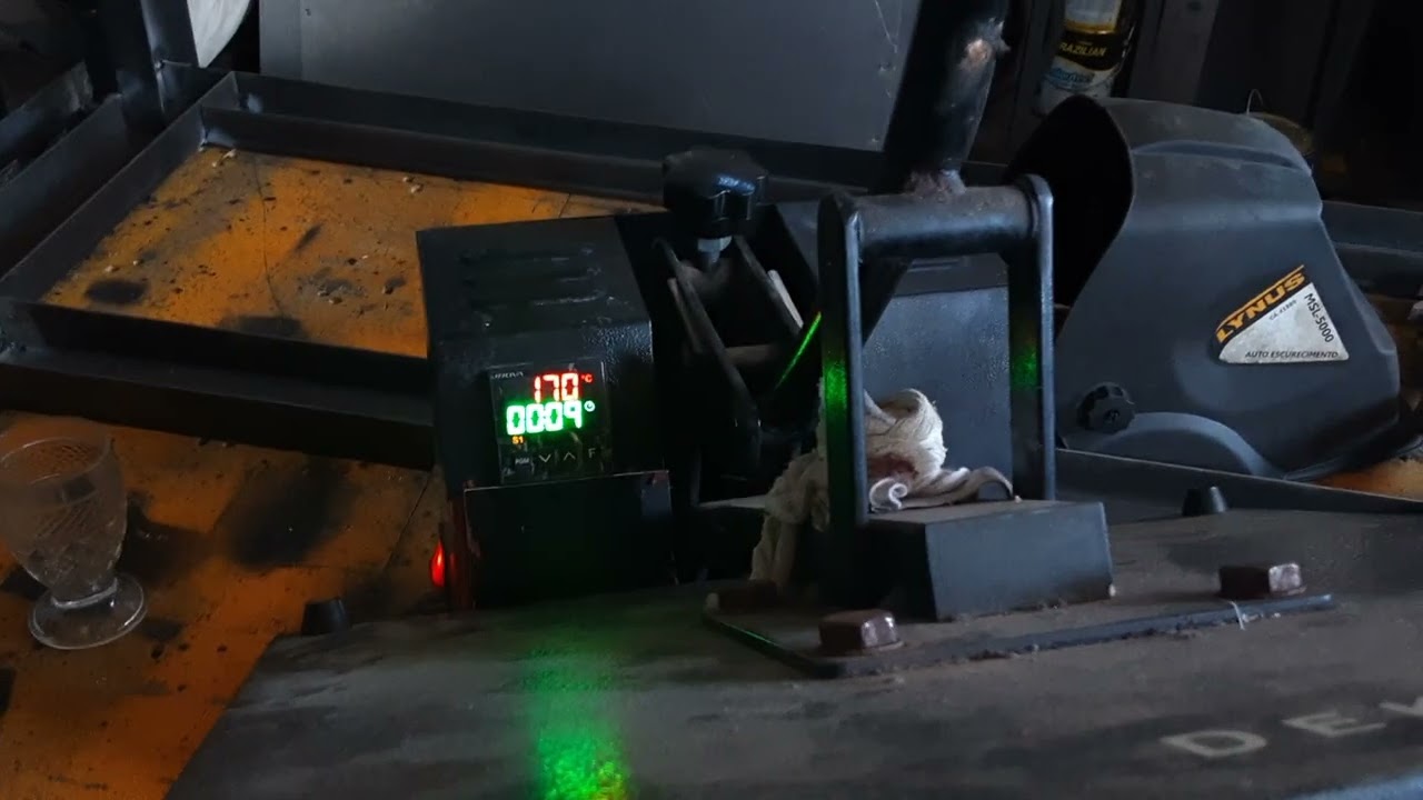 como  frazer  paramentacão  do INV-YA1-02 para prensa térmica  com enesia alta