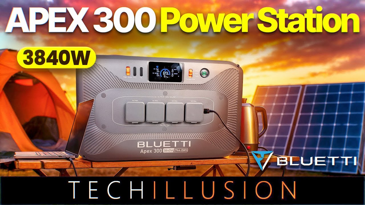 🔥Bluetti Apex 300: Die VIELSEITIGSTE Powerstation aller Zeiten!😱 Review & Test + VERLOSUNG 🎁
