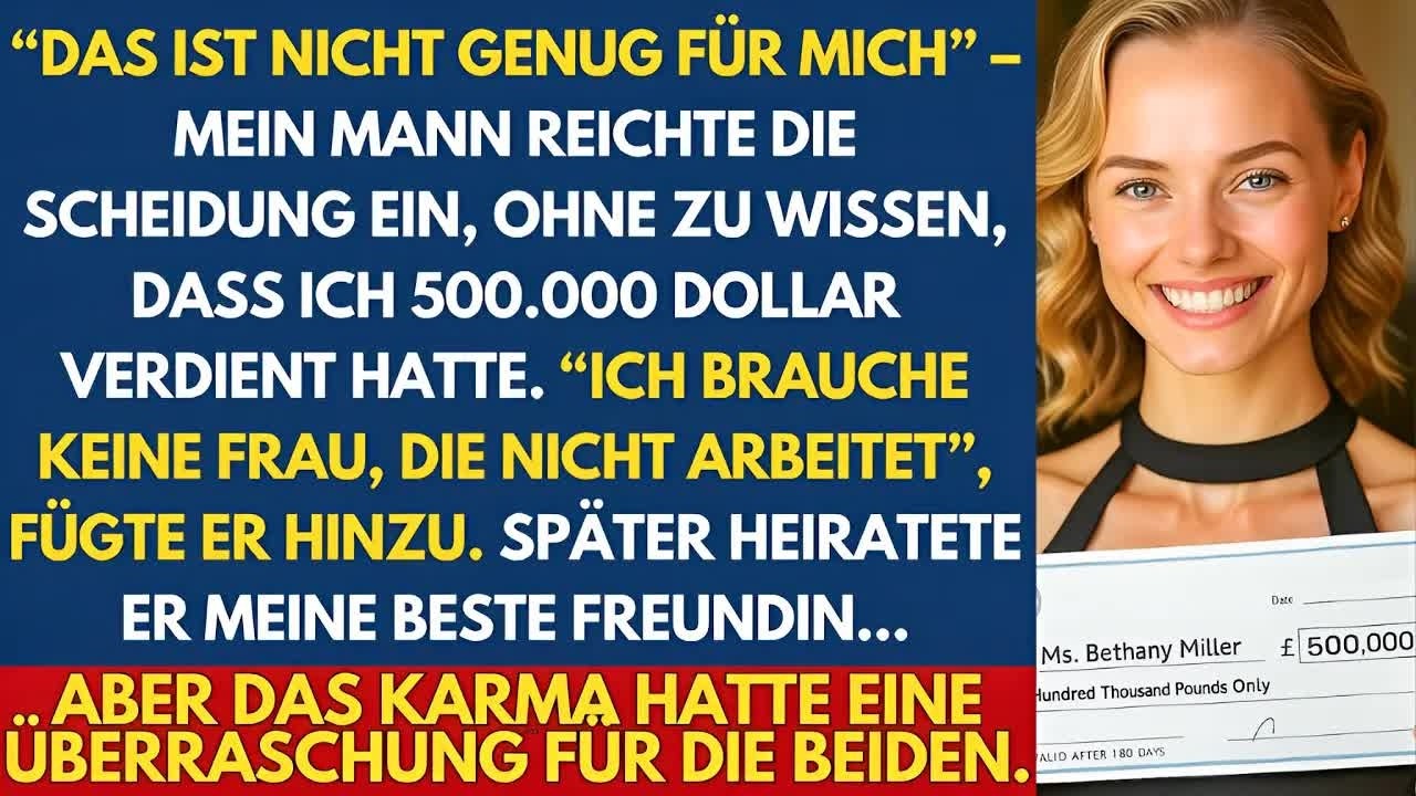 Mein Mann reichte die Scheidung ein, weil er dachte, ich wäre nicht gut genug für ihn – aber als