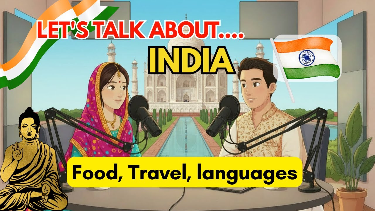 Slow English for Beginners | Let's Talk About INDIA