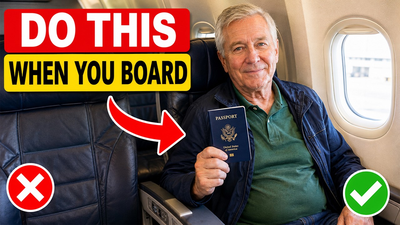 Flying After 60? Do These 10 Things Immediately After Boarding Your Flight