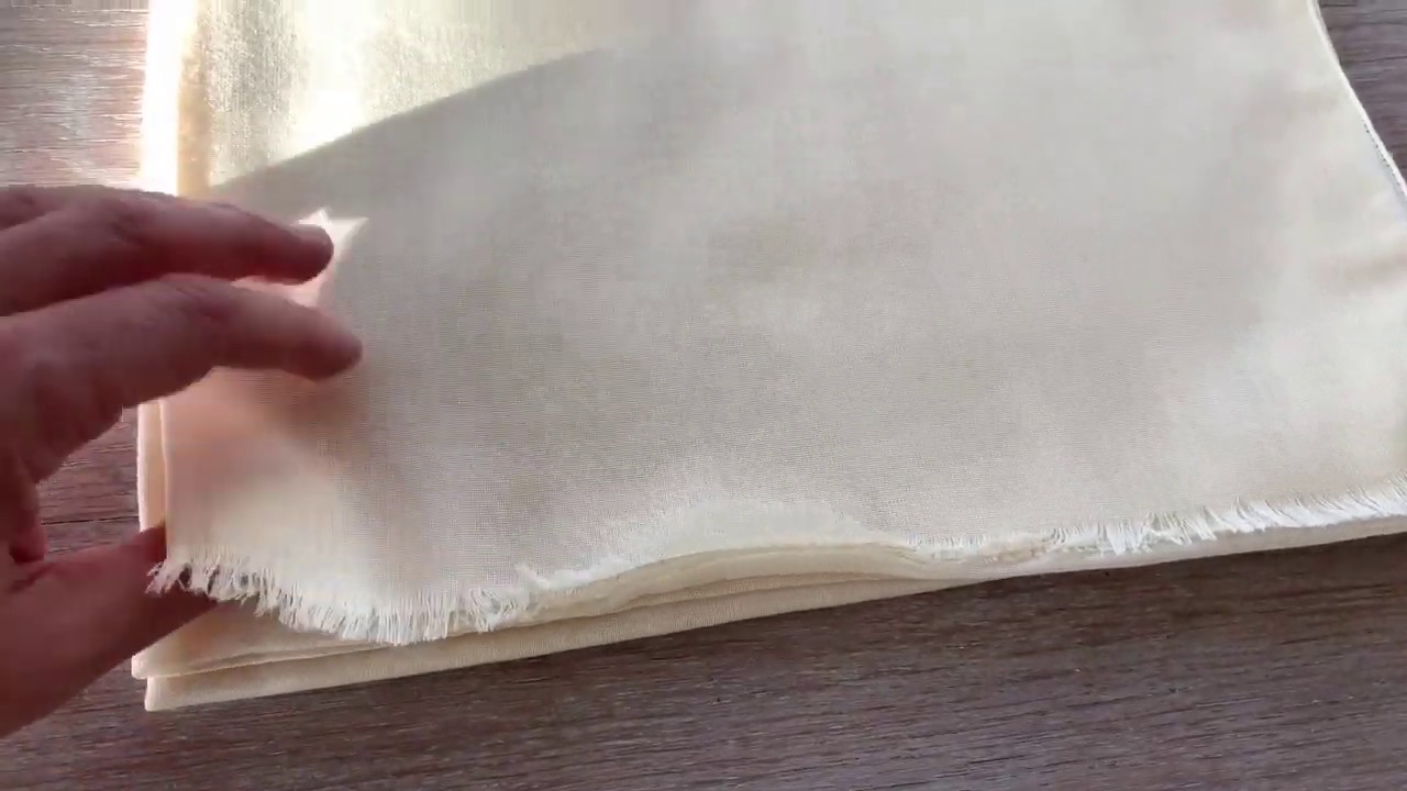 LAINE SOIE : Quel RENDU pour un effilochage à la réalisé à la MAIN ? #Foulard #ECHARPE