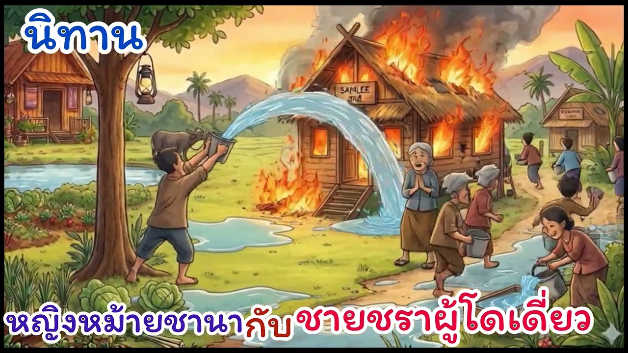 นิทานเรื่อง: หญิงหม้ายชาวนา กับ ชายชราผู้โดดเดี่ยว #นิทานพื้นบ้าน #นิทานสอนใจ #นิทานฟังก่อนนอน 