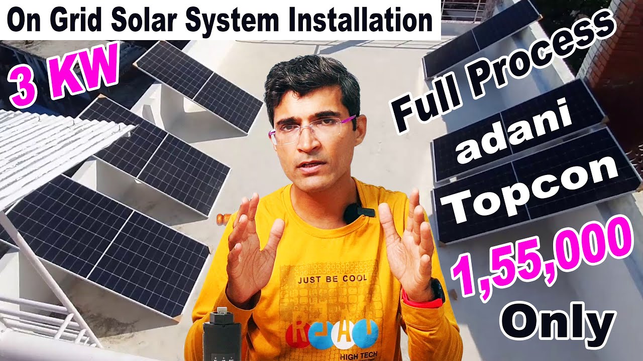 Solar On Grid System Installation | Rooftop Solar Installation | On Grid Solar System Installation