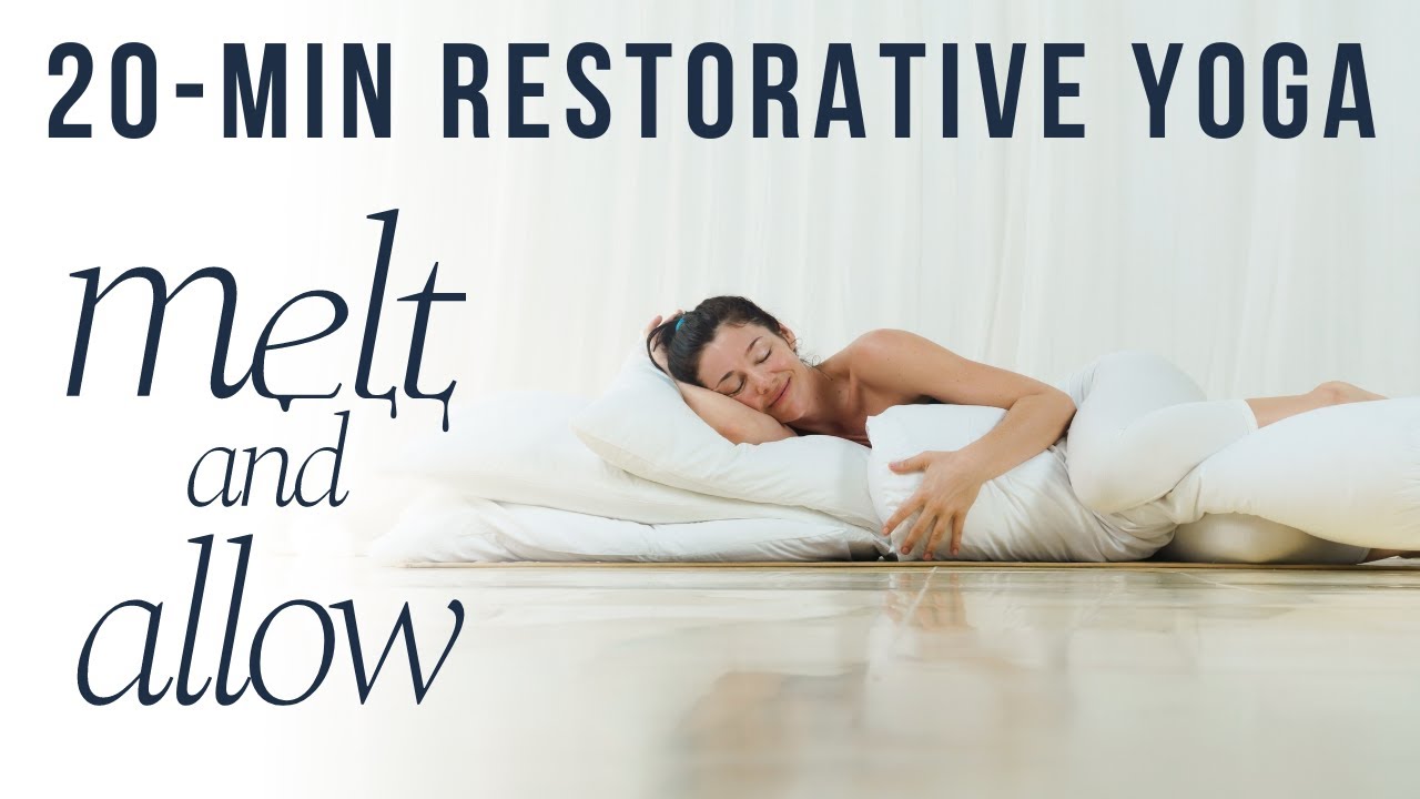 20-Minute Restorative Yoga: Melt & Allow | Meghan Currie Yoga