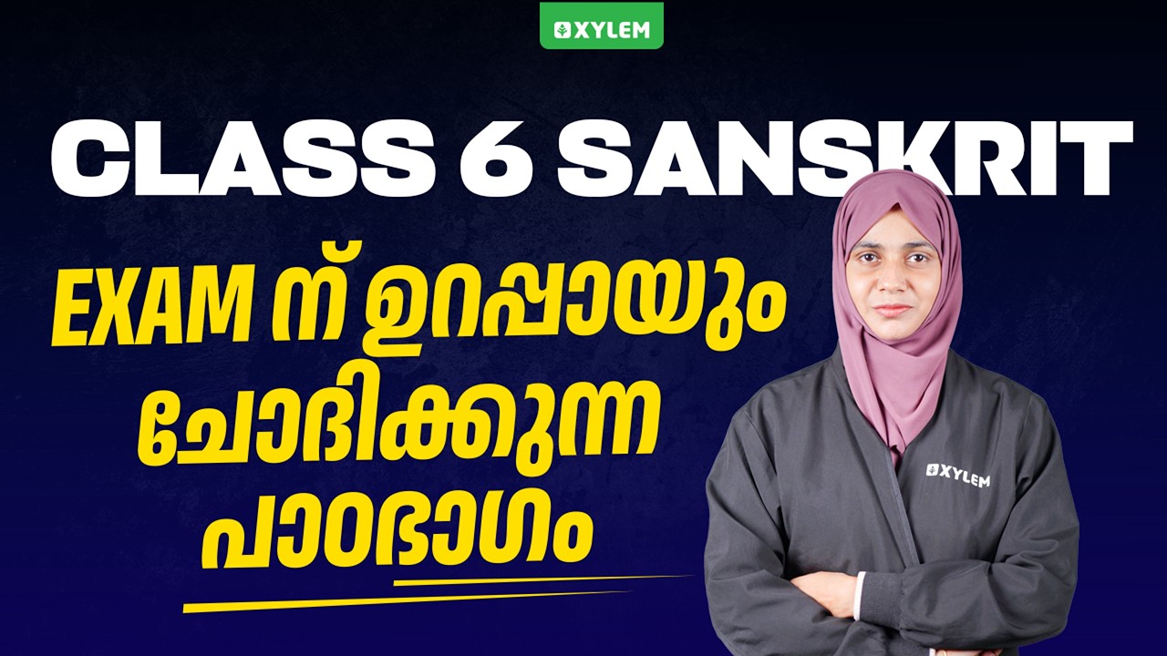 Class 6 Sanskrit Annual Exam 2026 | Exam-specific question section | Xylem Class 6