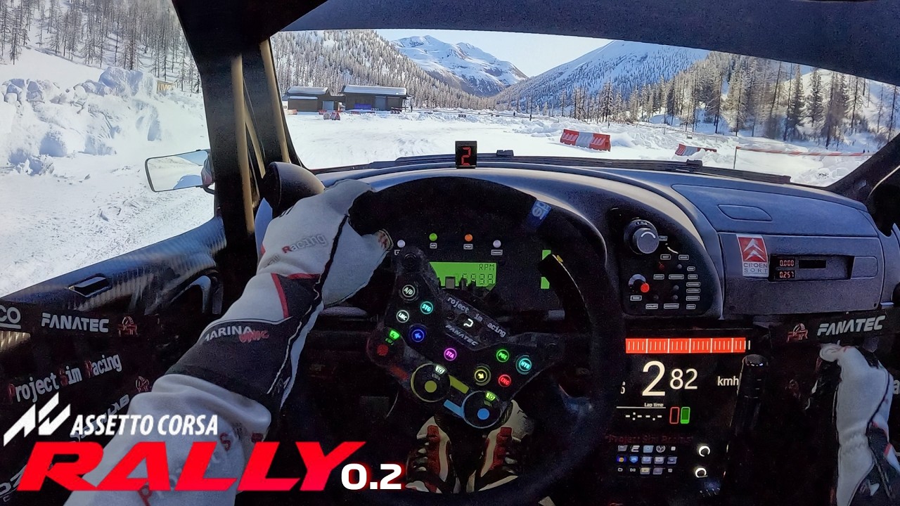 В AC Rally 0.2 наконец-то выпал снег, и выглядит это ПОТРЯСАЮЩЕ!