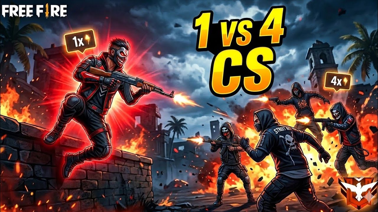 Free Fire Max CS Ranked | Gameplay | Intense Battles | Free Fire Video | Free Fire Game | Rank #293