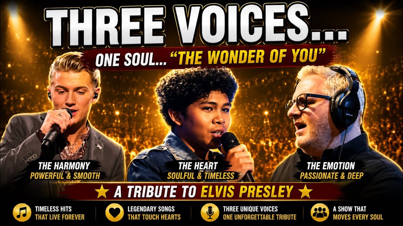 THREE VOICES… ONE LEGENDARY SONG #jeromeevardome #eatbulaga #elvispresley #vocalbattle #tributevideo