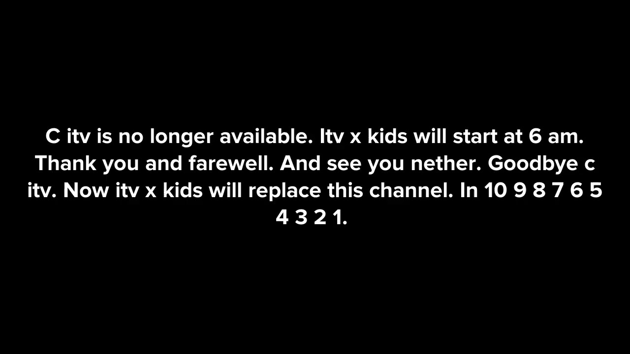 Citv final sign off