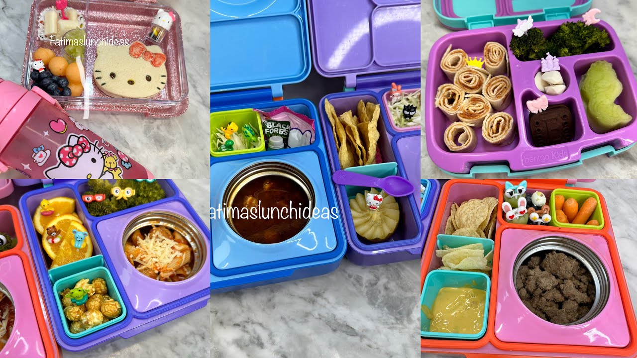 Samantha’s weekly lunch compilations/Loncheras de la semana de Samantha #kidslunchideas #lunchbox