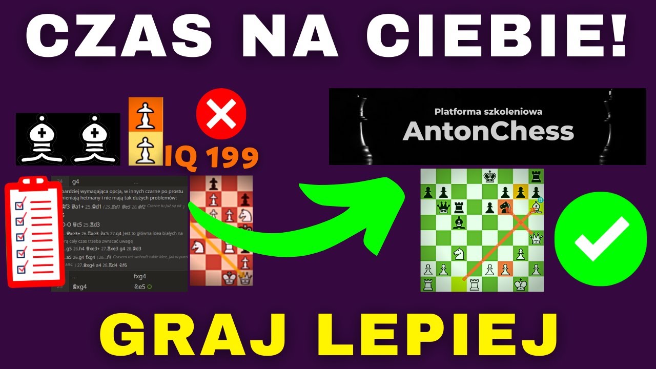 Jak zrozumieć szachy i grać lepiej? | Premiera platformy szachowej AntonChess!