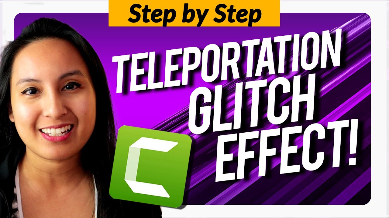 Camtasia 2021 Video Editing Effects: Create a Cool Teleportation Glitch Effect!