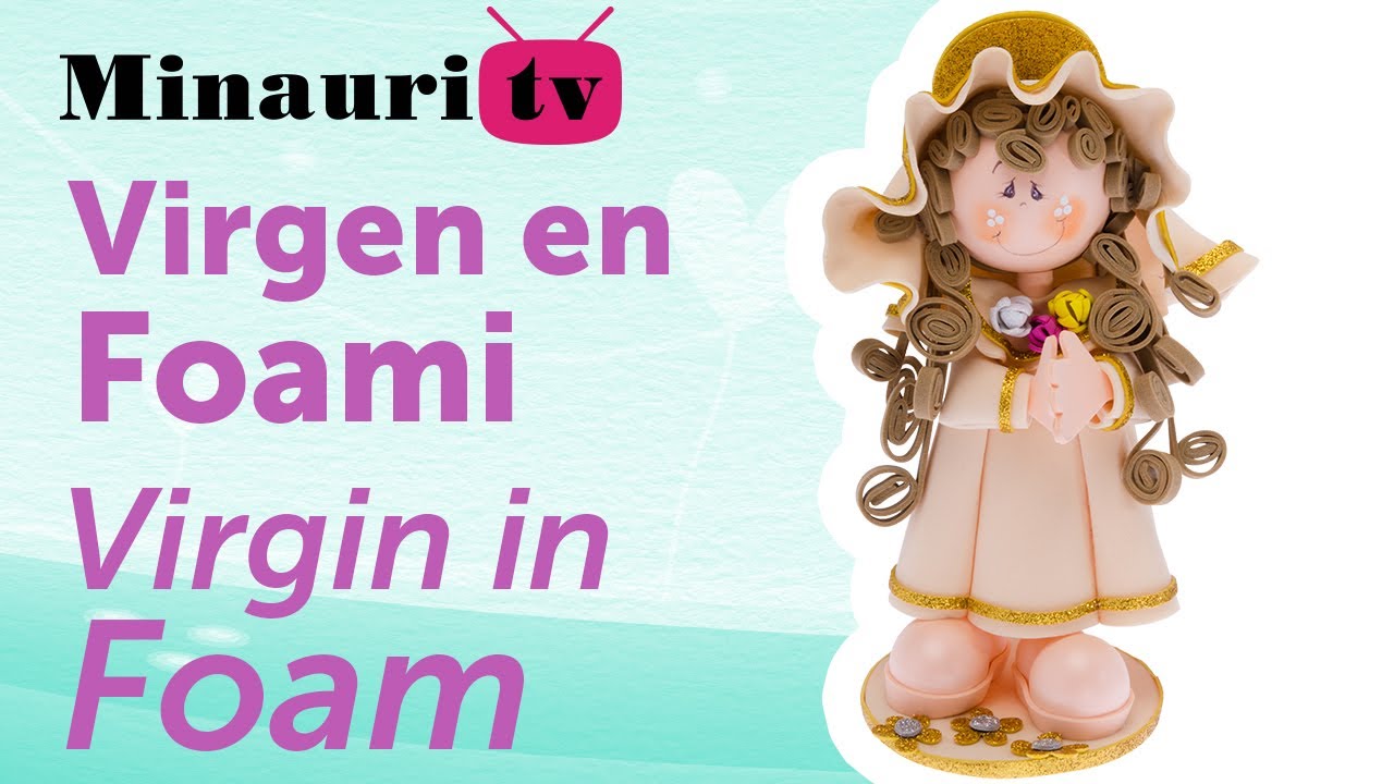 Fofucha Doll Virgin - Virgen Foamy 3D - Minauri