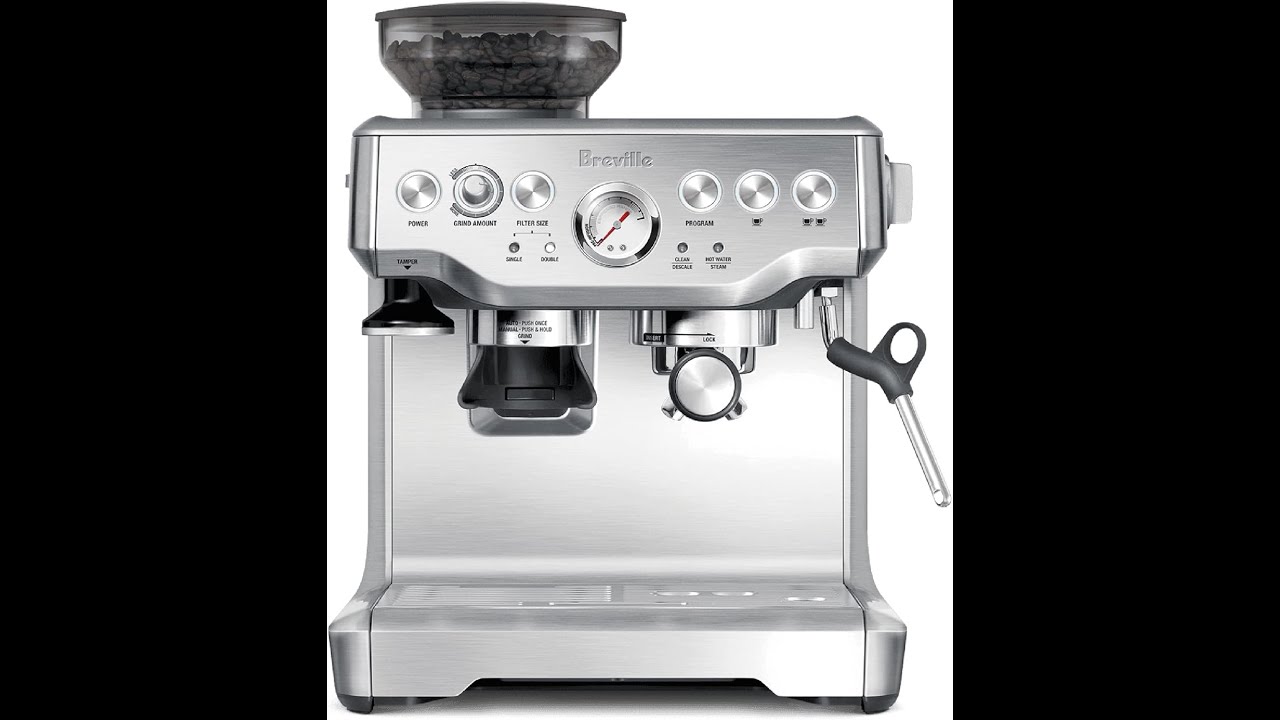 Обзор кофемашины Breville BES870XL со встроенной кофемолкой для эспрессо.