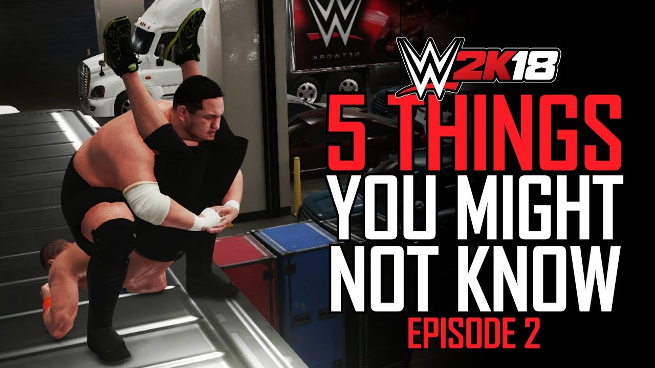 WWE 2K18 - 5 Things You MIGHT Not Know! #2 (Crazy OMG Combo, Exclusive Run-In Cutscenes & More)