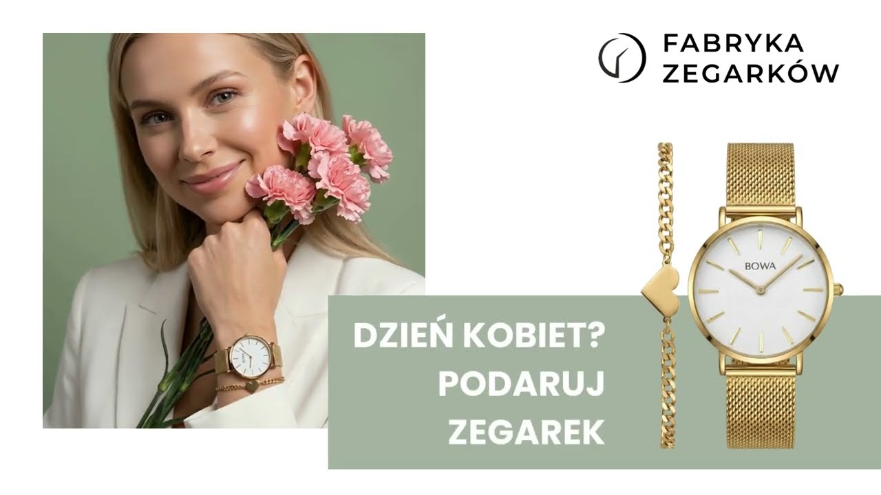 Dzień Kobiet - kup zegarek na prezent • Fabrykazegarkow.pl