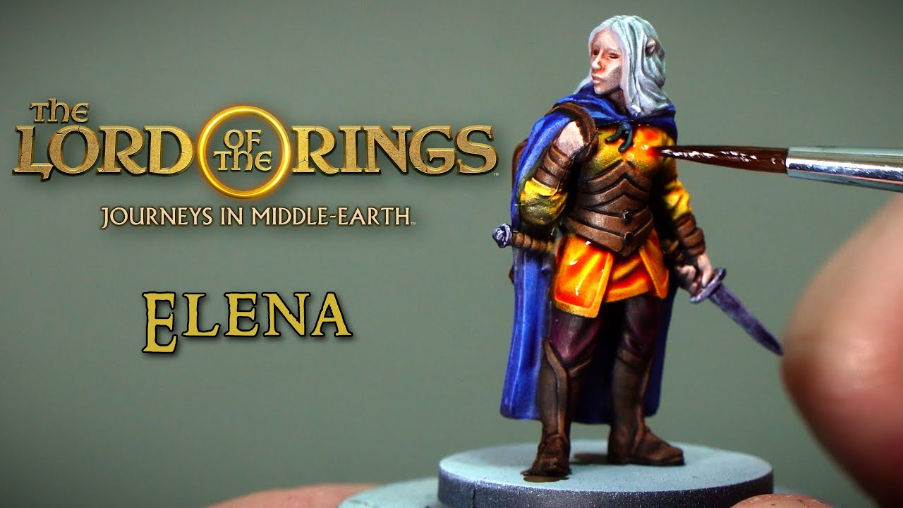 Paint Elena Fast & Easy – LOTR Journeys in Middle-earth Miniature Tutorial