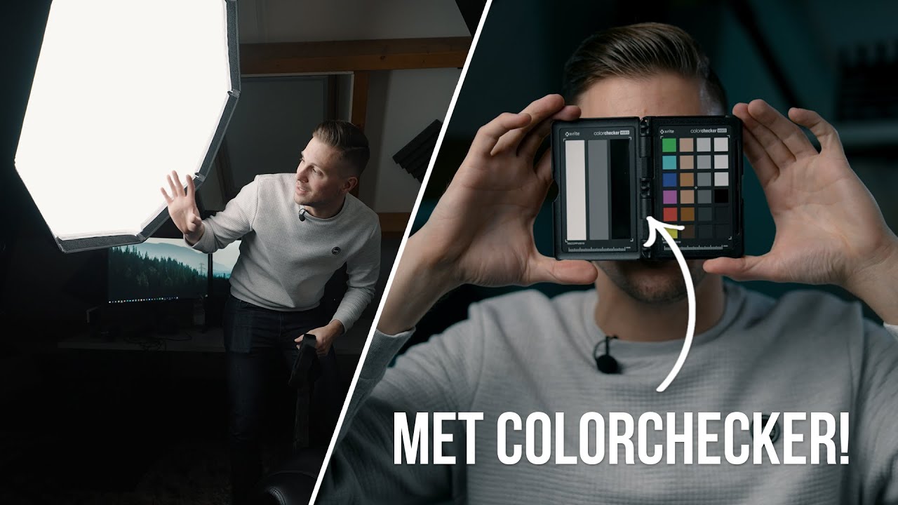 Belichting tot color grading! // videografie behind the scenes (+ colorchecker!)