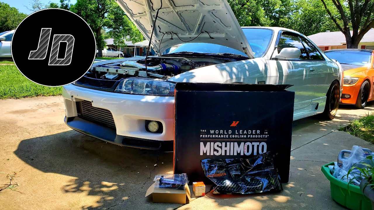 R33 Skyline Cooling System Overhaul - New Mishimoto Radiator