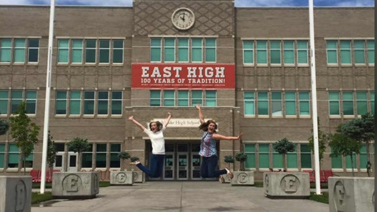 WE TOURED THE HIGH SCHOOL MUSICAL SET!! | EAST HIGH