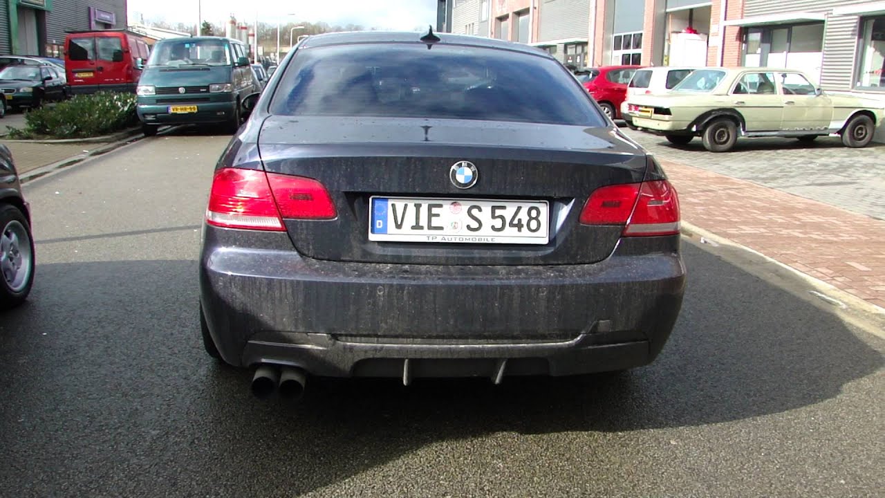 BMW E92 320i M3 EXHAUST SOUND SYSTEM UITLAAT   SPORTUITLAAT by www maxiperformance nl