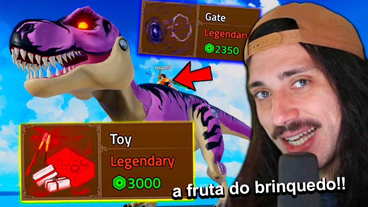gastei 6000 ROBUXS nas NOVAS FRUTAS LENDÁRIAS do KING LEGACY e TESTEI no SEA BEAST!!