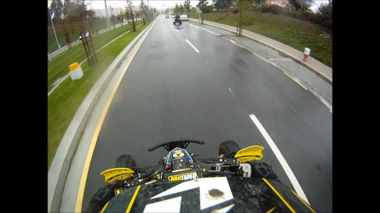 Suzuki Ltr 450 wet drift Gopro Go pro hd