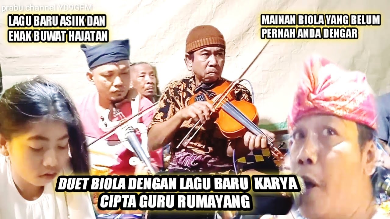 DUET BIOLA DAN LAGU BARU KARYA CIPTA GURU RUMAYANG. Belum pernah anda dengar.
