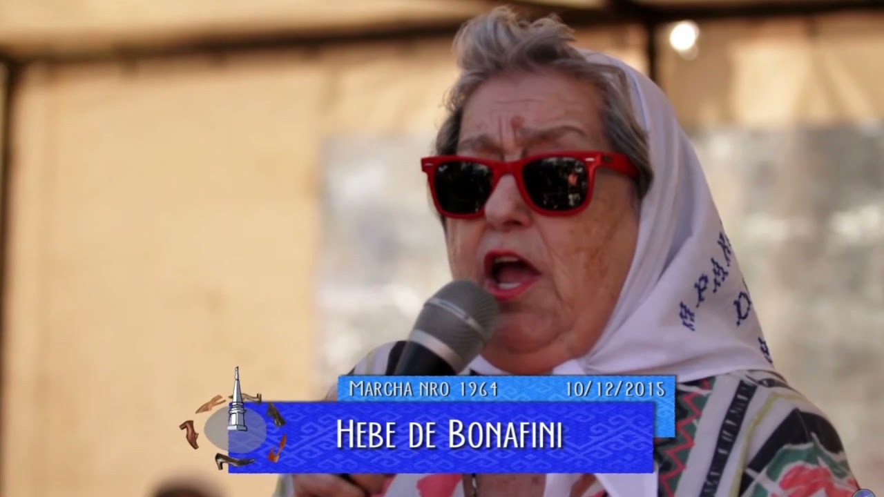 Discurso de Hebe de Bonafini el día de la asunción de Mauricio Macri - Madres de Plaza de Mayo