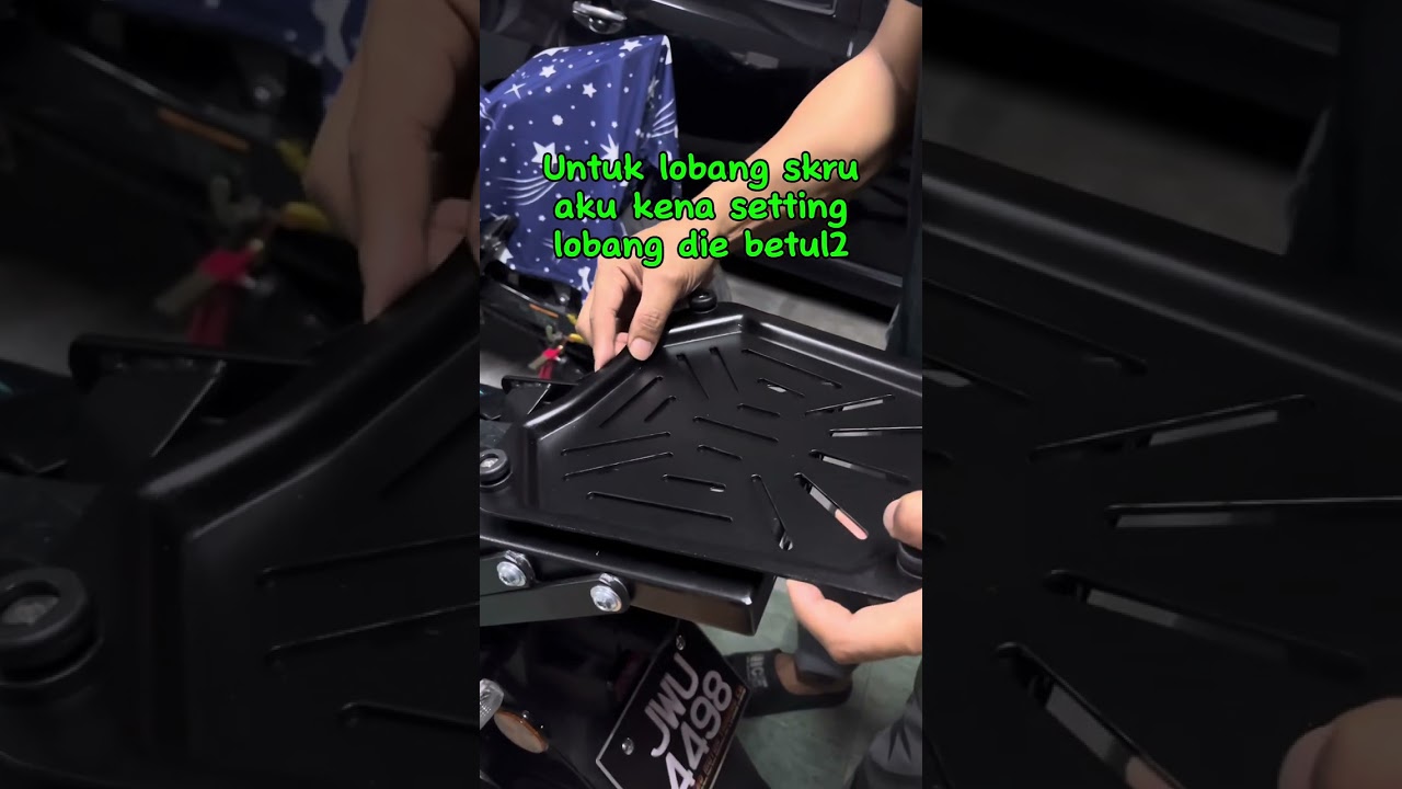 Toturial cara pemasangan monorack dan aluminium top box pada matorsikal #monorack #aluminiumtopbox