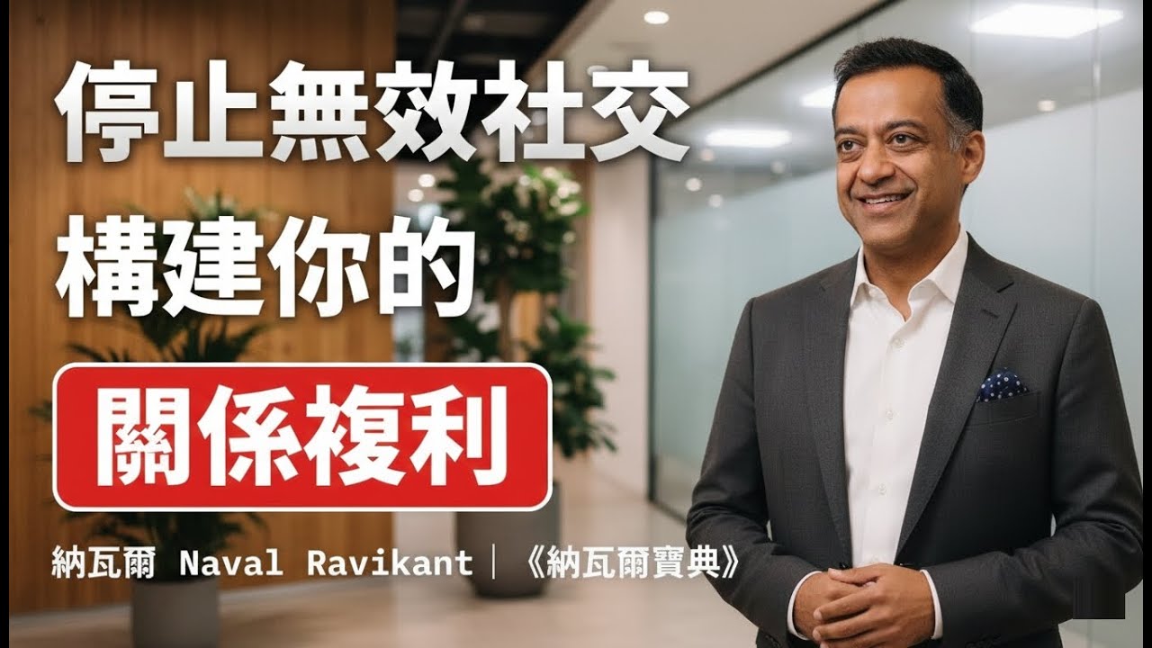 好的關係，從來不需要刻意維持｜停止無效社交，構建人際關係的複利系統