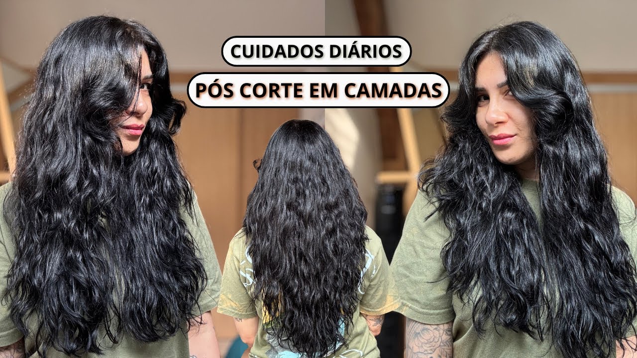 FINALIZANDO MEU CABELO ONDULADO PÓS CORTE EM CAMADAS | Por @jessicatthings_