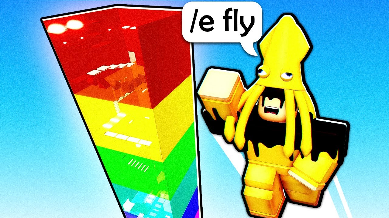 Как летать с глюком в ROBLOX SLAP TOWER