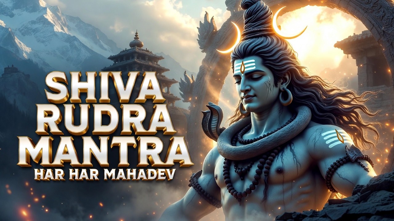 Powerful Shiva Rudra Mantra for Peace, Protection & Divine Energy | Om Namaste Astu Bhagavan...